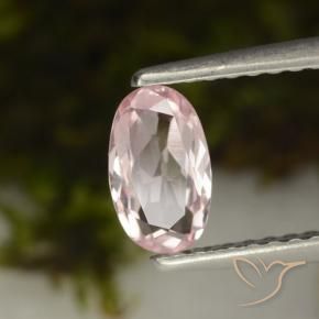 Morganita Rosado claro natural de 0.46 ct, Ovalada, VVS-VS
