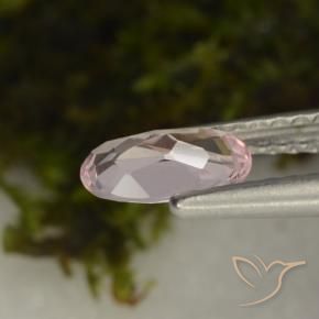 Morganita Rosado claro natural de 0.46 ct, Ovalada, VVS-VS
