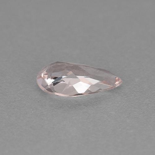 Morganita Rosado claro natural de 0.46 ct, En forma de pera, VVS