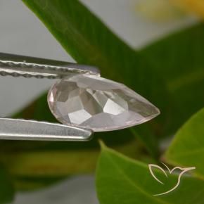 Morganita Rosado flamingo natural de 0.55 ct, En forma de pera, VVS-VS