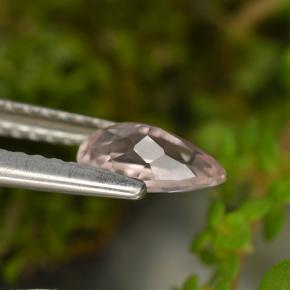 Morganita rosa natural de 0,54 ct, en forma de pera, VVS