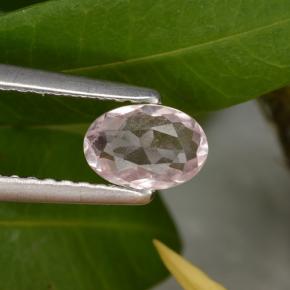 Morganita Rosado claro natural de 0.43 ct, Corte Óvalo, VVS
