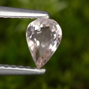 Morganita Rosado claro natural de 0.43 ct, En forma de pera, VVS