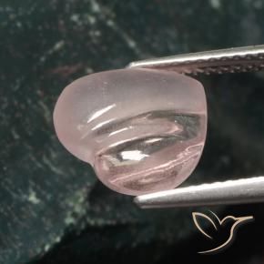 Morganita Rosado claro natural de 3.54 ct, Corazón, Translúcido