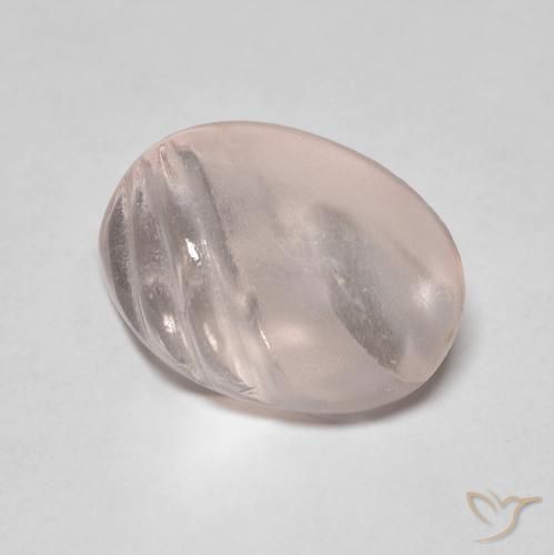 4.15ct Natural Rosado claro morganita, Ovalada, Transparente