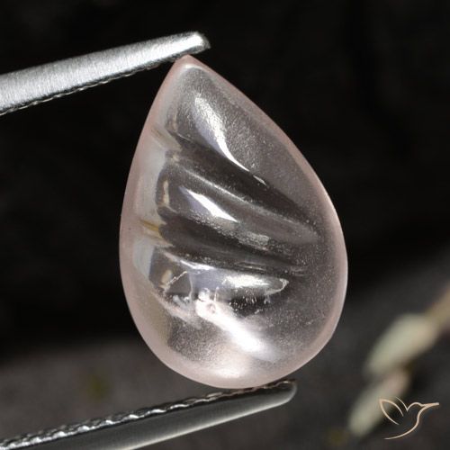 2.74ct Natural Rosado claro medio Morganita, En forma de pera, Transparente