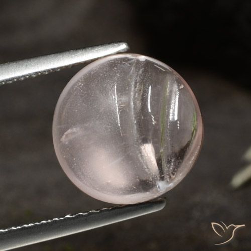 4.57ct Natural Rosado claro medio Morganita, Redondo, Transparente