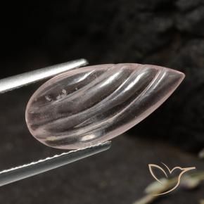 Morganita Tono rosado coral natural de 3.05 ct, En forma de pera, Transparente
