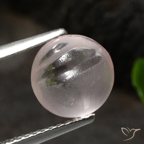 Morganita Rosado claro natural de 2.54 ct, Redondo, Transparente