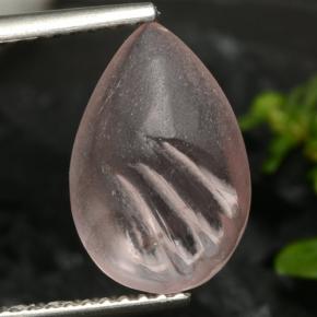Morganita rosa natural de 3,25 ct, en forma de pera, transparente