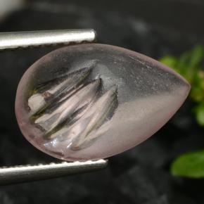 Morganita rosa natural de 3,25 ct, en forma de pera, transparente