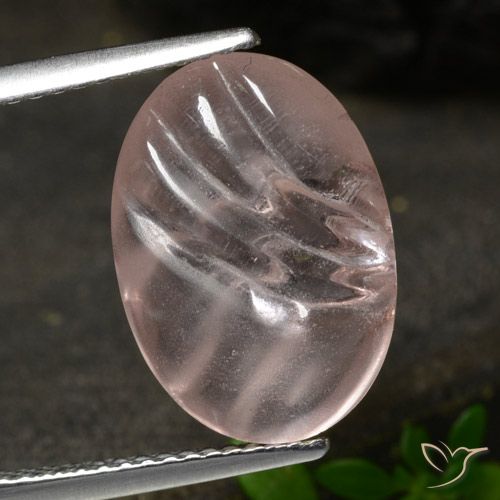 5.45ct Natural Rosado medio morganita, Ovalada, Transparente