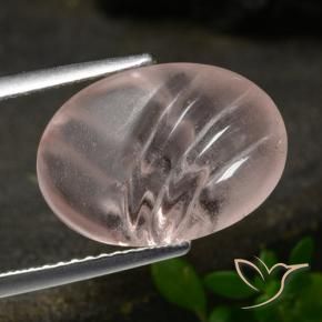 Morganita Rosado medio natural de 5.45 ct, Ovalada, Transparente