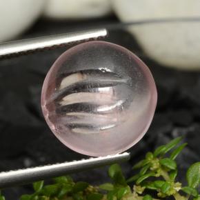 Morganita Rosado claro natural de 5.96 ct, Corte Redondo, Transparente