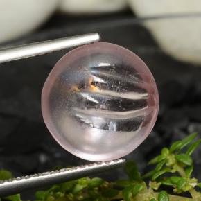 Morganita Rosado claro natural de 5.96 ct, Corte Redondo, Transparente