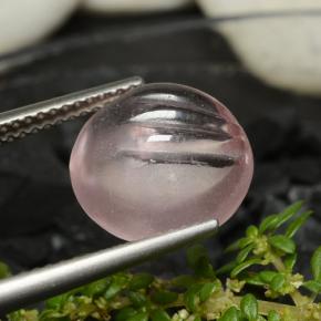 Morganita Rosado claro natural de 5.96 ct, Corte Redondo, Transparente