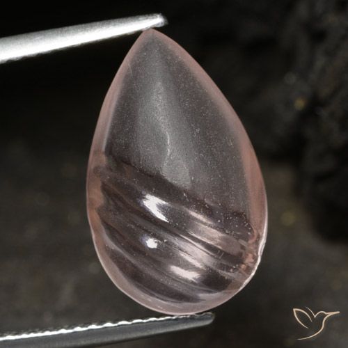 5.70ct Natural Rosado claro medio Morganita, En forma de pera, Transparente