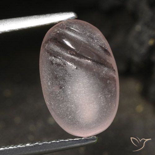 2.42ct Natural Tono rosado coral morganita, Ovalada, Transparente