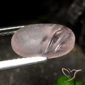 Morganita Tono rosado coral natural de 2.42 ct, Ovalada, Transparente