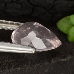 Morganita Rosado claro natural de 0.97 ct, En forma de pera, VVS-VS