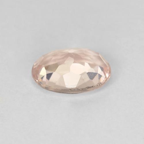 Morganita rosa natural de 0,87 ct, corte óvalo, VS
