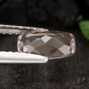 Morganita Rosado claro natural de 0.82 ct, Corte Cojín, VVS