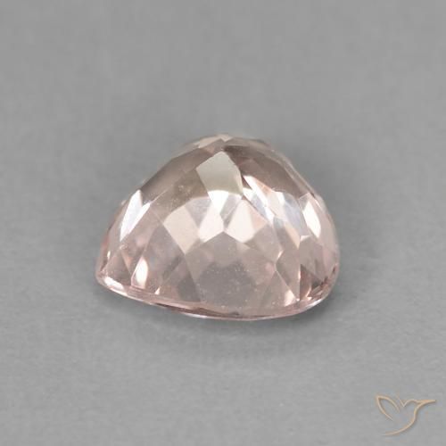 Morganita Medium Light-Pink natural de 0.94 ct, Corazón, VVS-VS