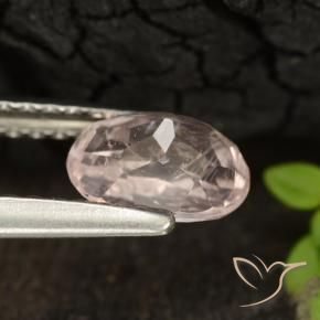 Morganita Rosado claro natural de 0.79 ct, Ovalada, VS