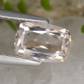 Morganita Rosado claro natural de 0.84 ct, Corte Cojín, VVS-VS