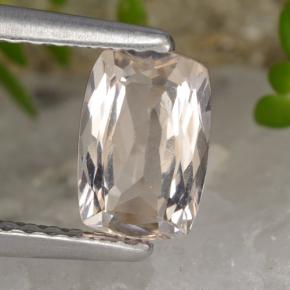 Morganita Rosado claro natural de 0.84 ct, Corte Cojín, VVS-VS