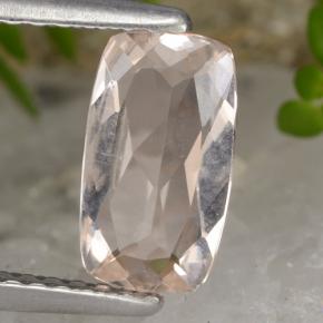 Morganita Rosado muy claro natural de 0.95 ct, Corte Cojín, VVS-VS