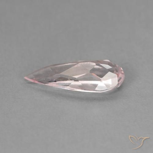 Morganita Rosado claro natural de 1.02 ct, En forma de pera, VVS-VS