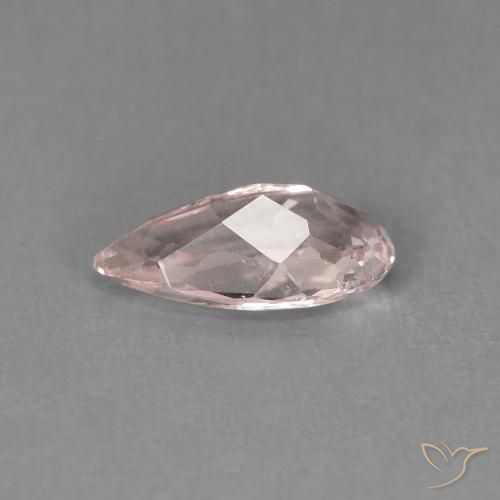 Morganita Rosado flamingo natural de 1.00 ct, En forma de pera, VVS-VS