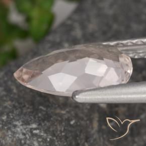 Morganita Rosado flamingo natural de 1.22 ct, En forma de pera, VVS-VS