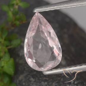 Morganita Rosa rosado natural de 1.16 ct, En forma de pera, VVS-VS