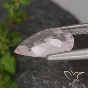 Morganita Rosa rosado natural de 1.16 ct, En forma de pera, VVS-VS