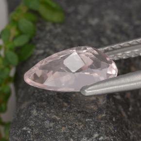 Morganita rosa natural de 1,13 ct, en forma de pera, VVS-VS