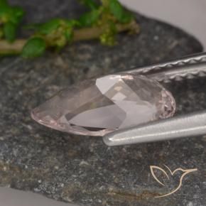 Morganita Rosado flamingo natural de 1.15 ct, En forma de pera, VVS-VS