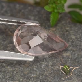 Morganita Rosado claro natural de 1.01 ct, En forma de pera, VS