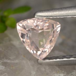 Morganita rosa natural de 0,50 ct, trillón, VVS-VS
