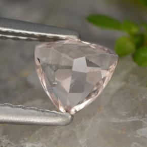 Morganita rosa natural de 0,50 ct, trillón, VVS-VS