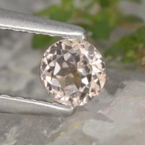 Morganita Rosado claro natural de 0.32 ct, Corte Redondo, VS