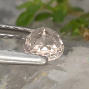 Morganita Rosado claro natural de 0.32 ct, Corte Redondo, VS
