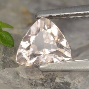 Morganita rosa natural de 0,56 ct, trillón, VS