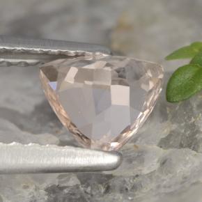 Morganita rosa natural de 0,56 ct, trillón, VS