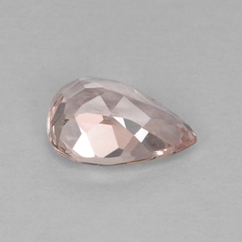 Morganita rosa natural de 0,57 ct, en forma de pera, VVS