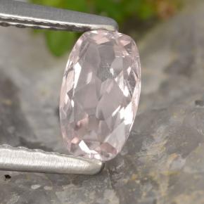 Morganita Rosado claro natural de 0.56 ct, Corte Cojín, VVS-VS