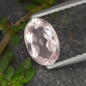 Morganita Rosado claro natural de 0.57 ct, Corte Óvalo, VS