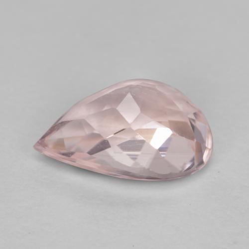 Morganita Rosado flamingo natural de 0.68 ct, En forma de pera, VVS-VS
