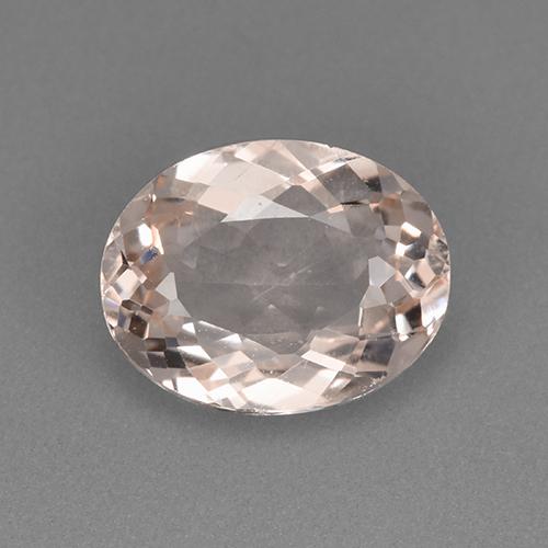 Morganita Rosado muy claro natural de 2.31 ct, Corte Óvalo, VS
